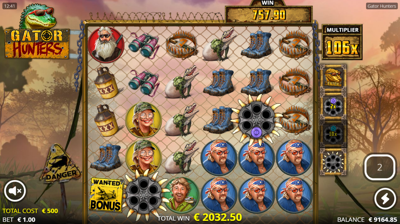 Gator Hunter Free Spins Play