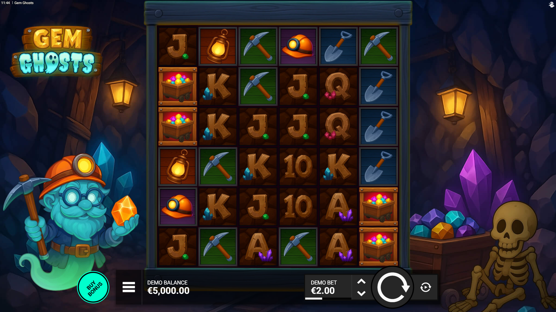 Gem Ghosts Base Game Play
