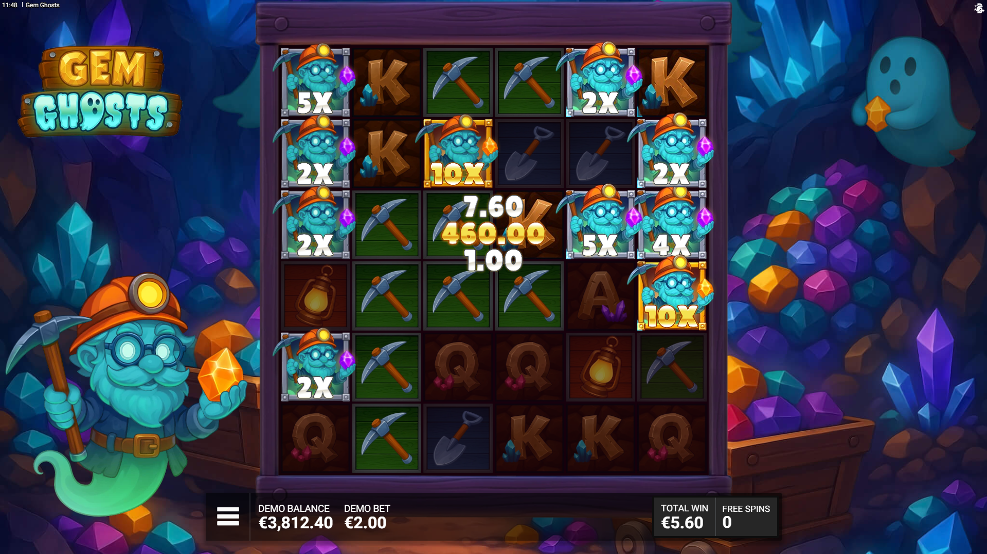 During the "Final Free Spin" Phase, all Collected Wilds Lock in Place to Help Form Bigger Winning Clusters