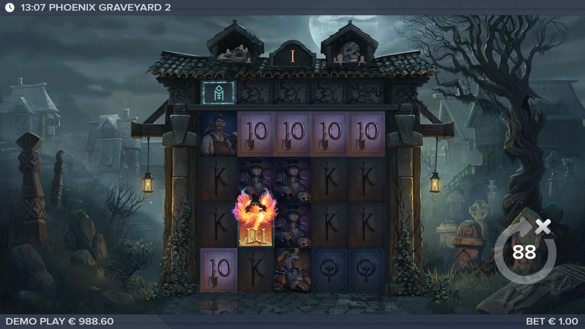 Land Phoenix and Reaper Wild Symbols to Unlock the Feature Row for Potential Enhancements