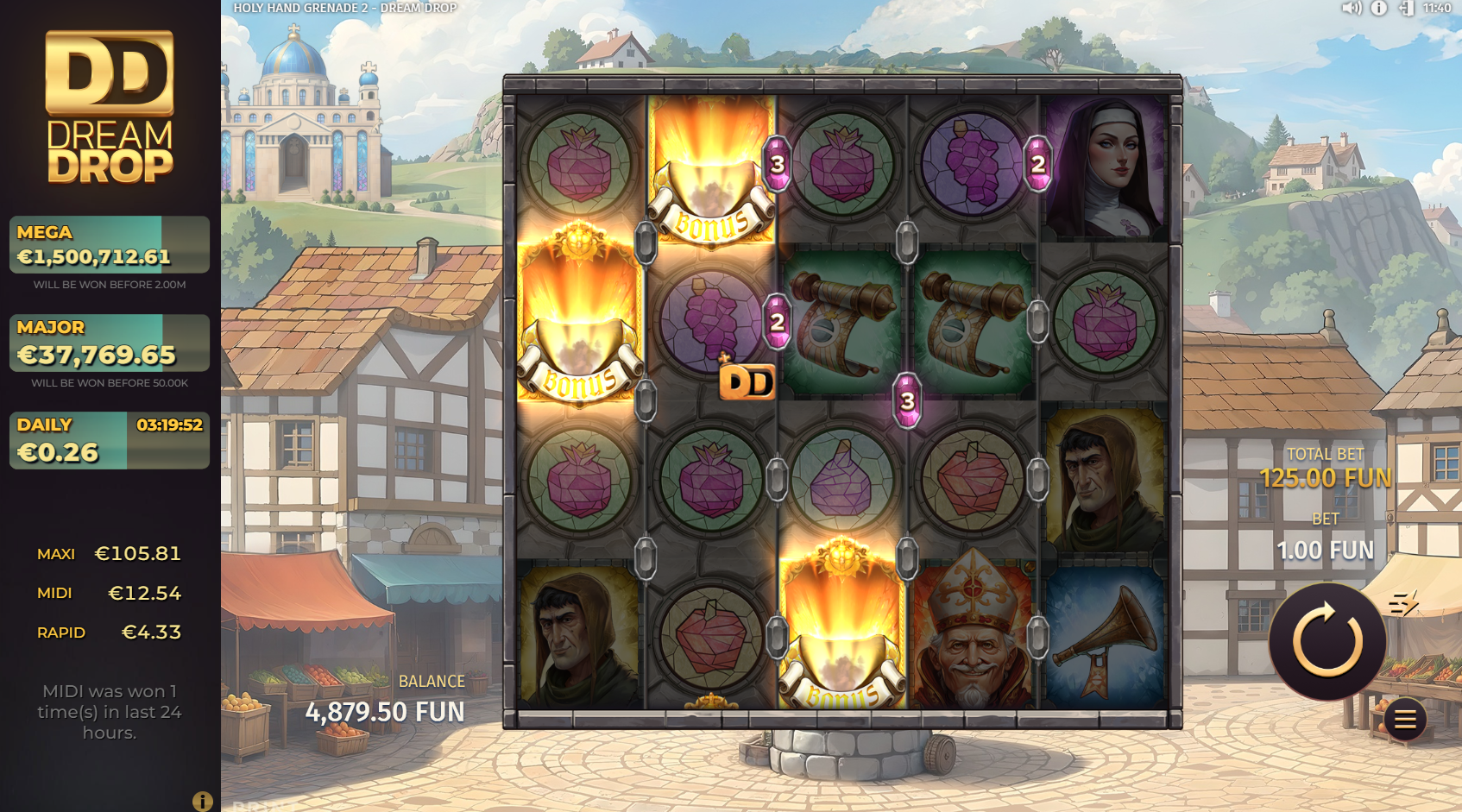 Land 3 or More Scatter Symbols to Trigger the Free Spins Bonus Game