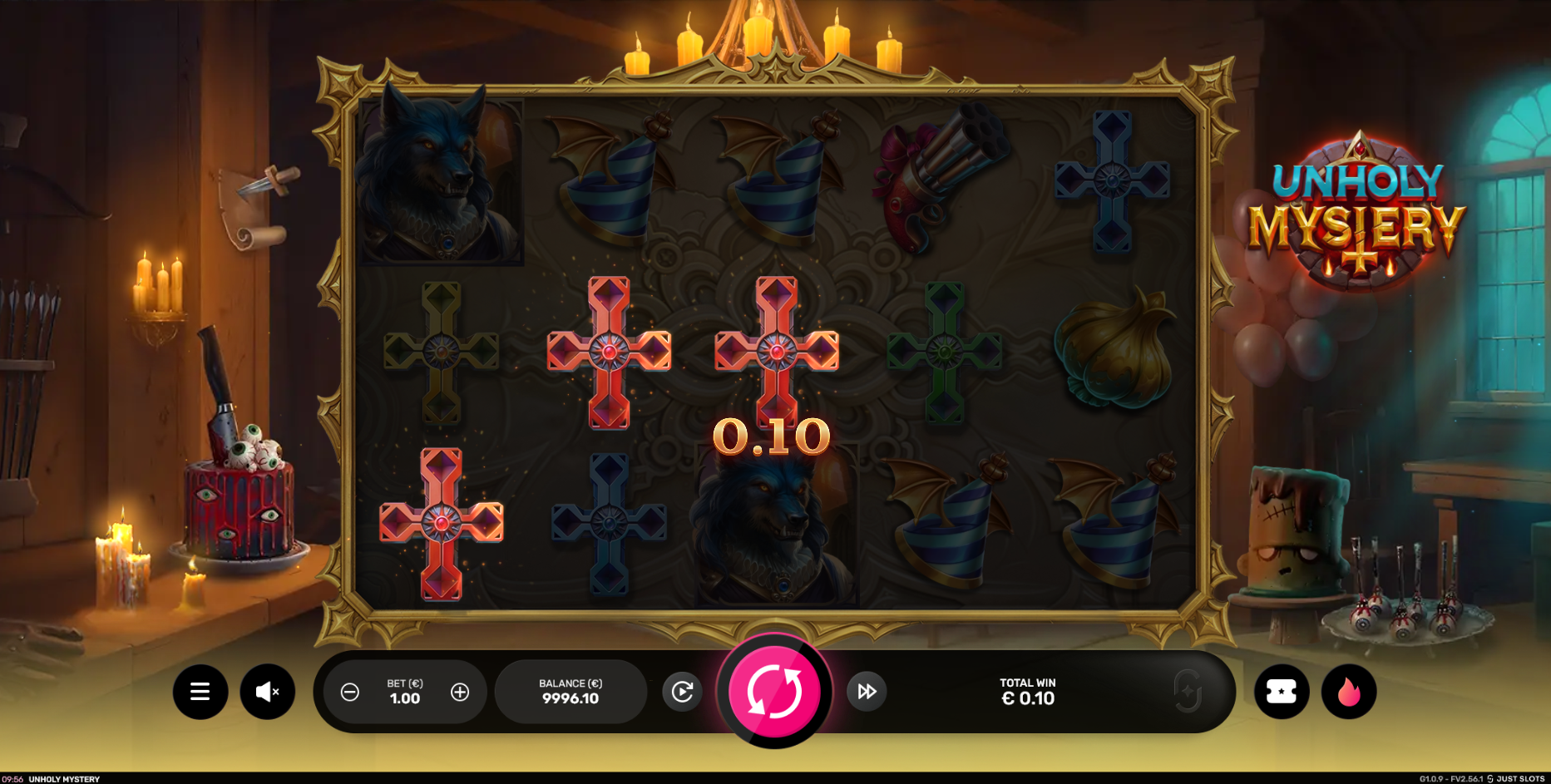 Unholy Mystery Offers Players 20 Fixed Paylines