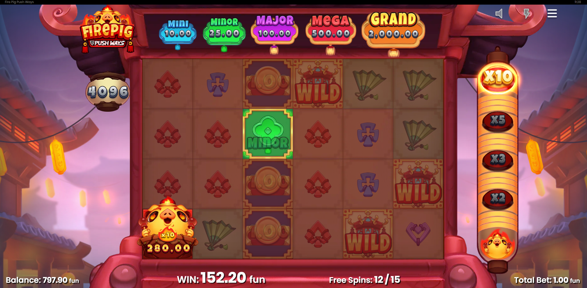 Fire Pig Push Ways Free Spins Play