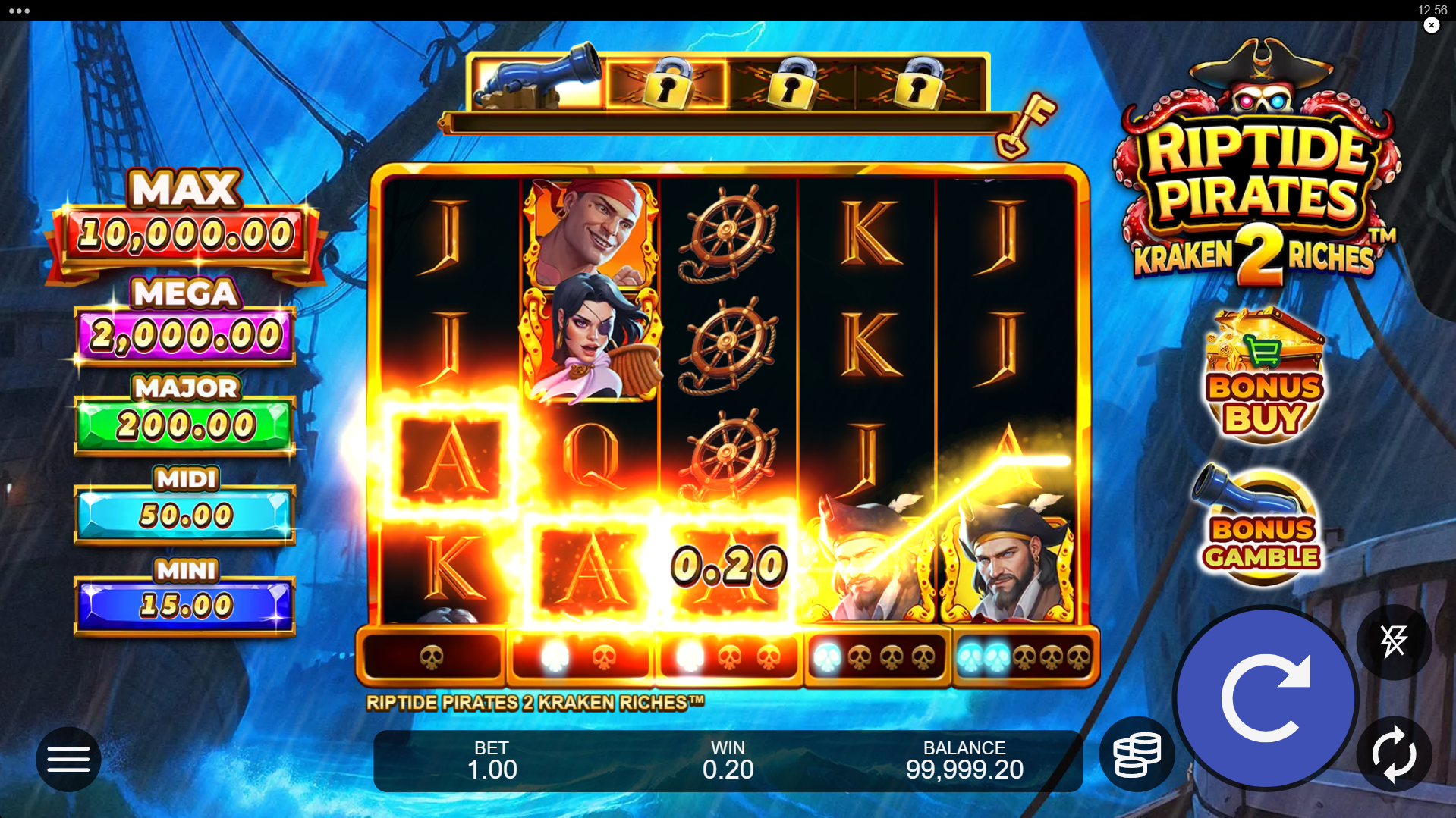 Riptide Pirates 2 Kraken Riches Offers Players 25 Fixed Paylines