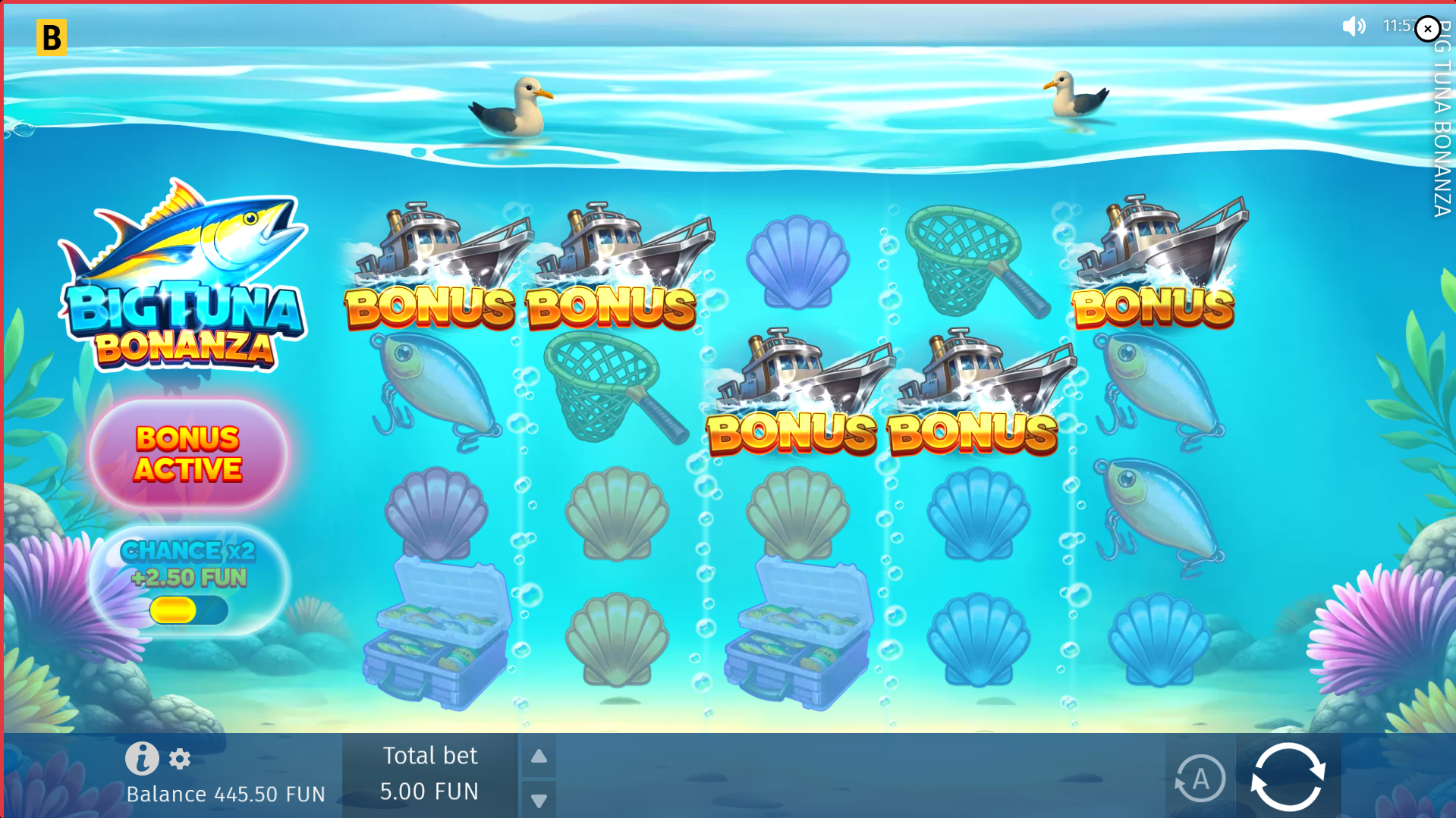 Land 3 or More Scatters to trigger the Free Spins Bonus Round