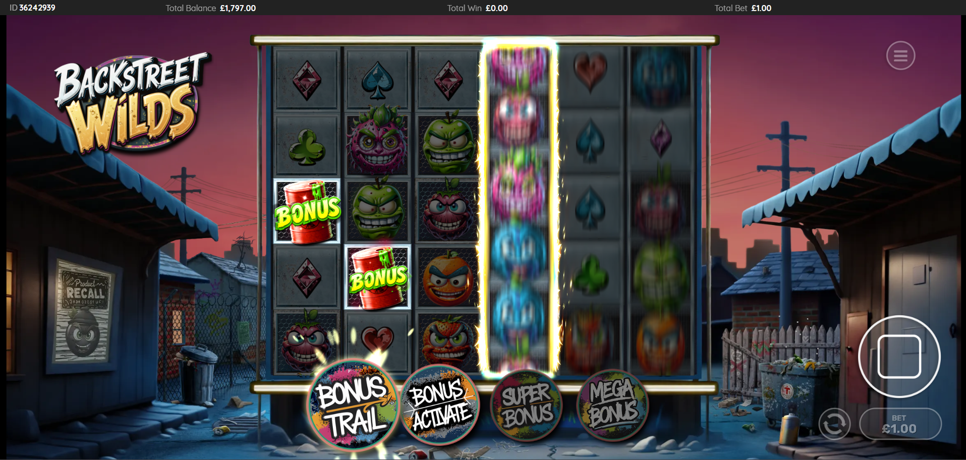 Landing 2 Scatter Symbols Triggers the Bonus Trail