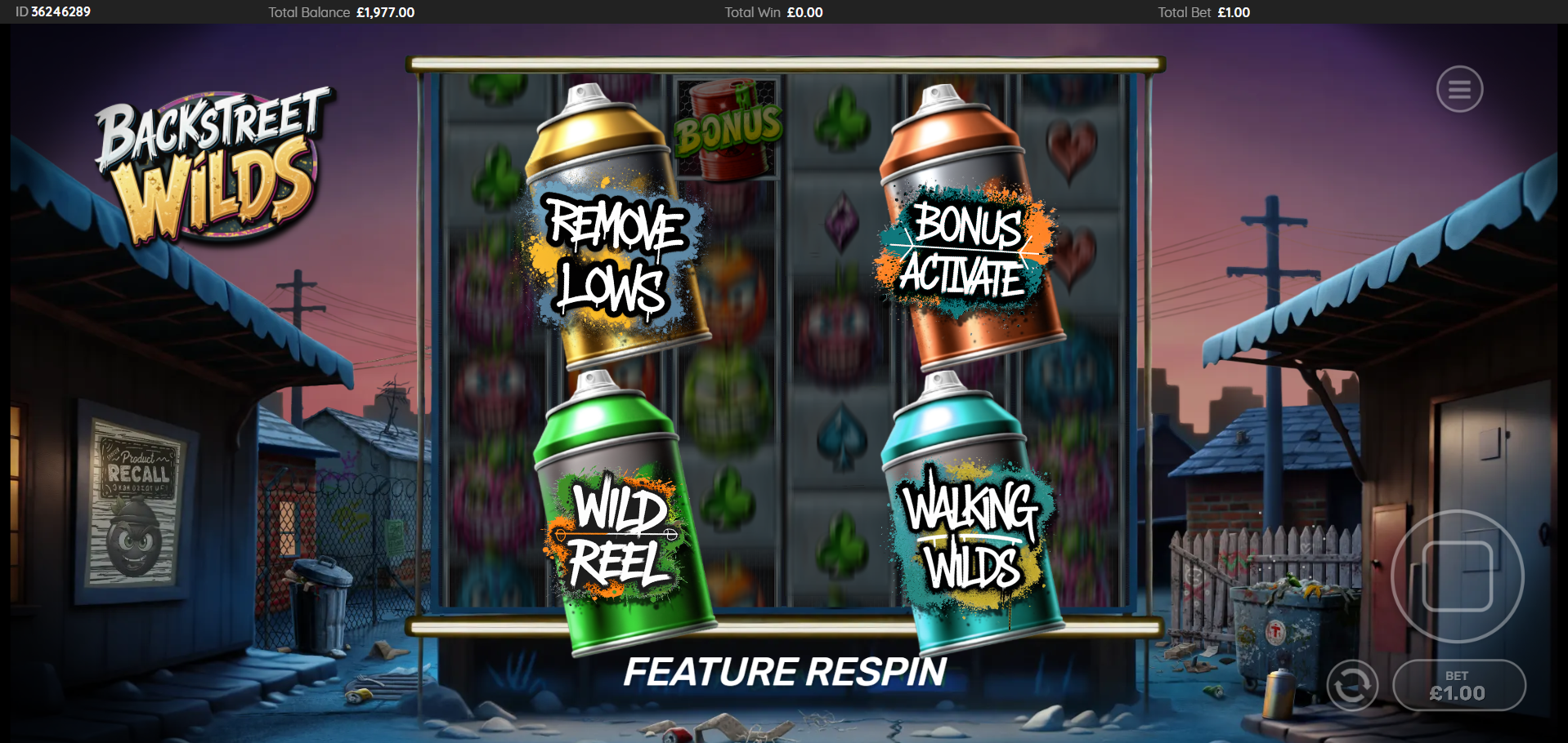 The Enhancer Feature Triggers Remove Lows, Wild Reel, Walking Wilds or Activate Bonus