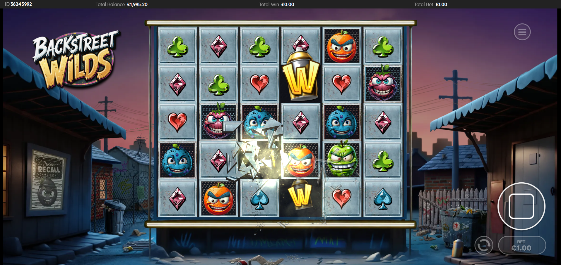 The Smashing Wild Symbol Turns Regular Symbols into Wilds