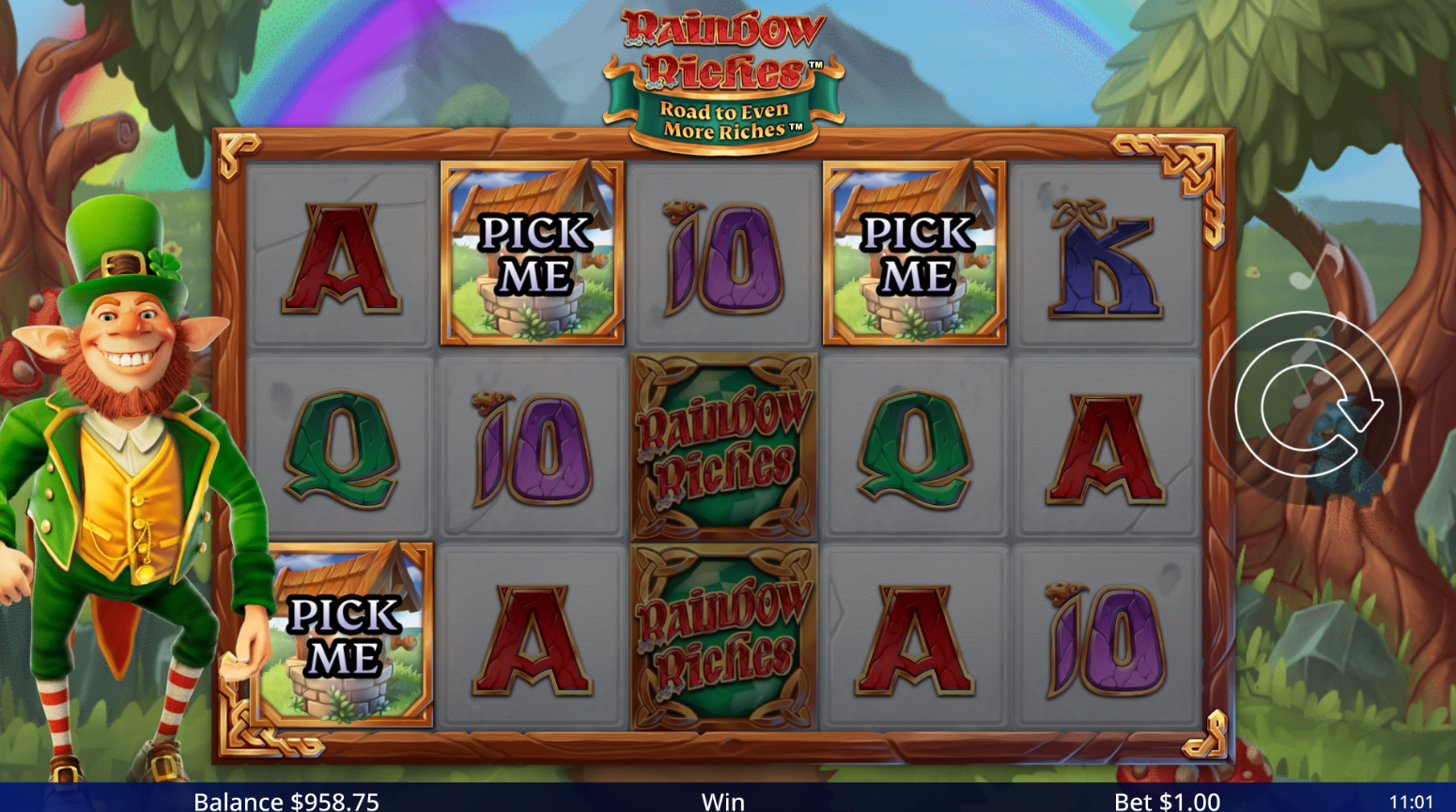 Land 3 or More Wishing Well Scatters to Trigger the Wishing Well Feature for In-Game Enhancements