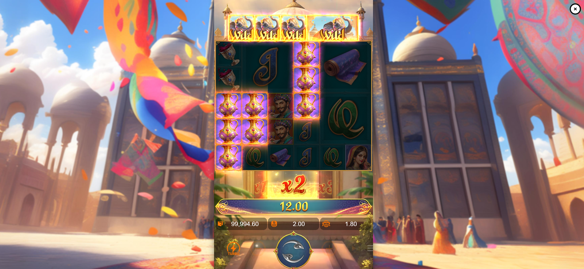 Wins are Guaranteed When 8 or More Symbols Appear Anywhere on the Reels