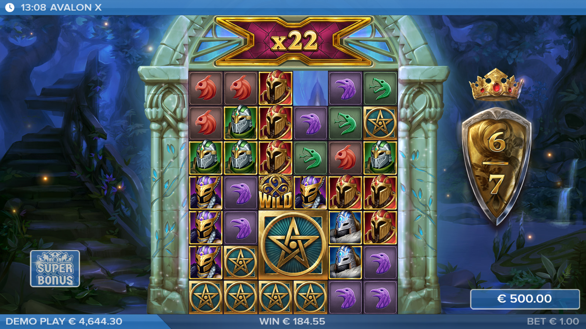 The Super Bonus Guarantees Activation of the Holy Strike Feature on Every Spin