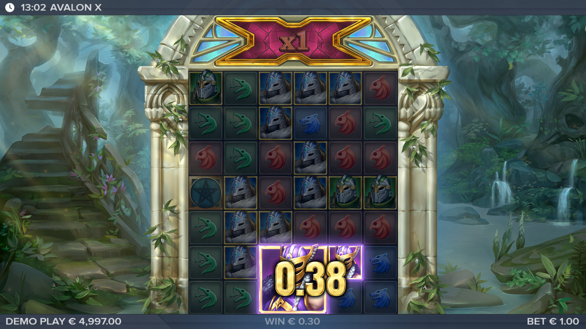 Form Clusters of 5 or More Matching Symbols to Win, Leaving Behind a Wild Symbol