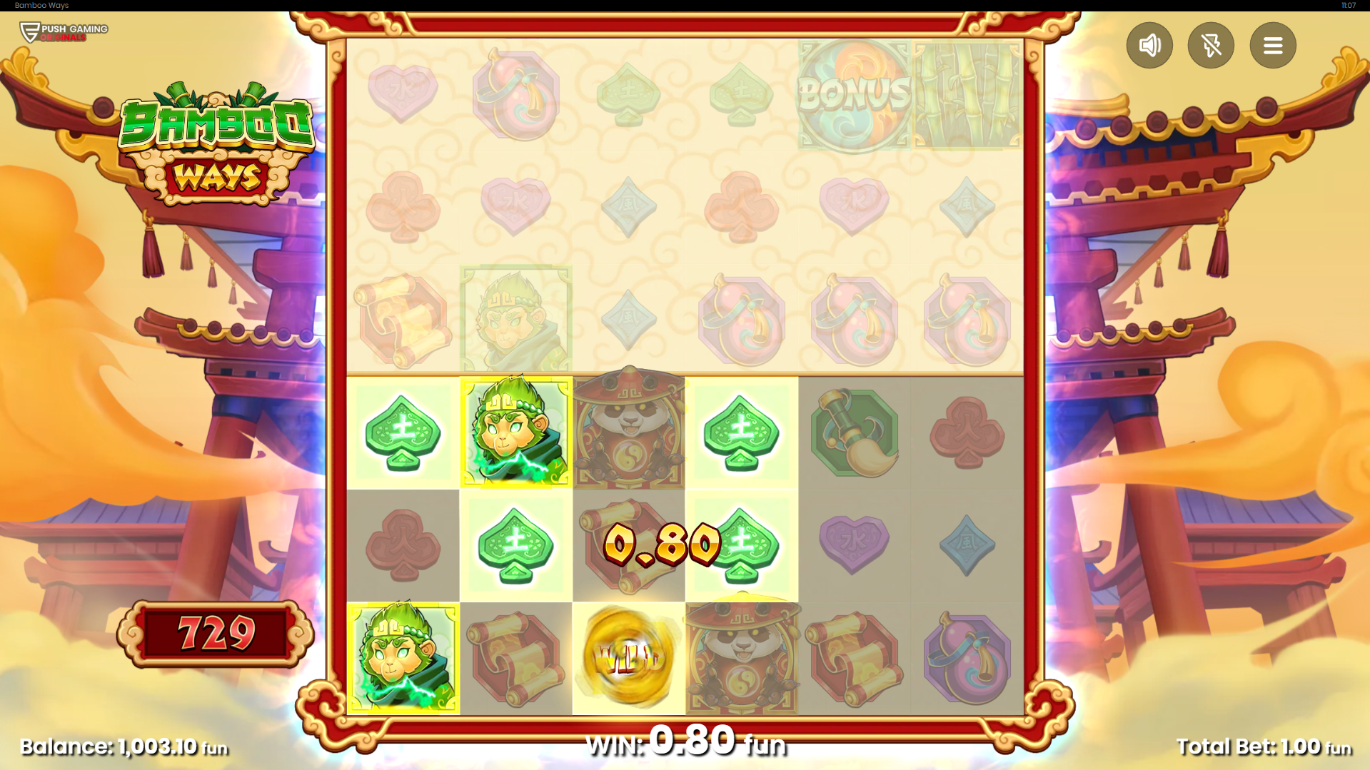 Bamboo Ways Offers Players Between 729 to 46,656 Ways to Win