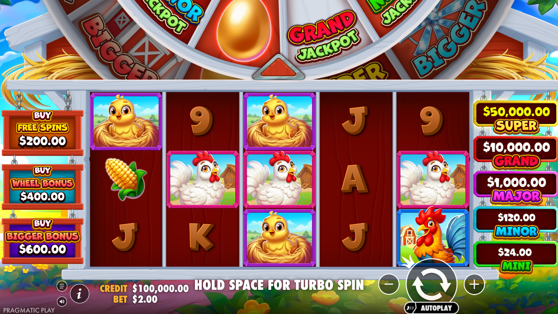 Bigger Barn House Bonanza Base Game Play