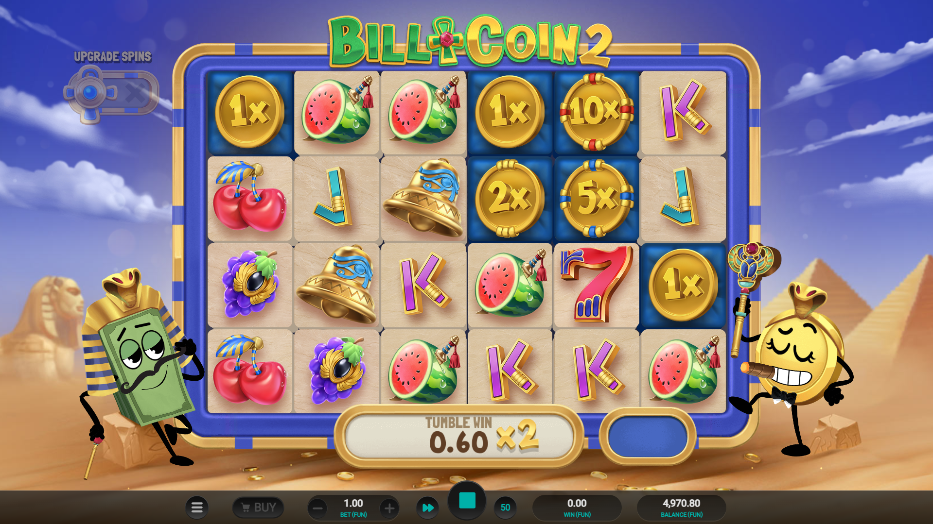 Forming a Winning Combination Activates a Win Multiplier, Increased by 1 for Each, New Tumble Win