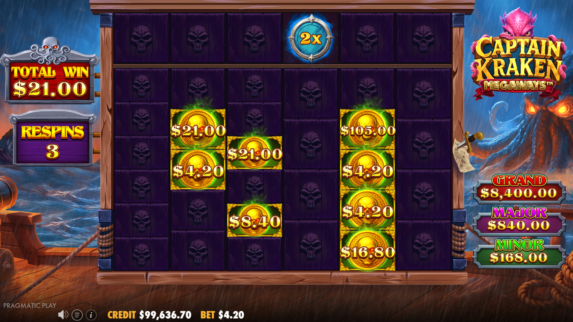 During Respins, all Money Symbols Lock into Place and Reset the Spin Counter Back to 3