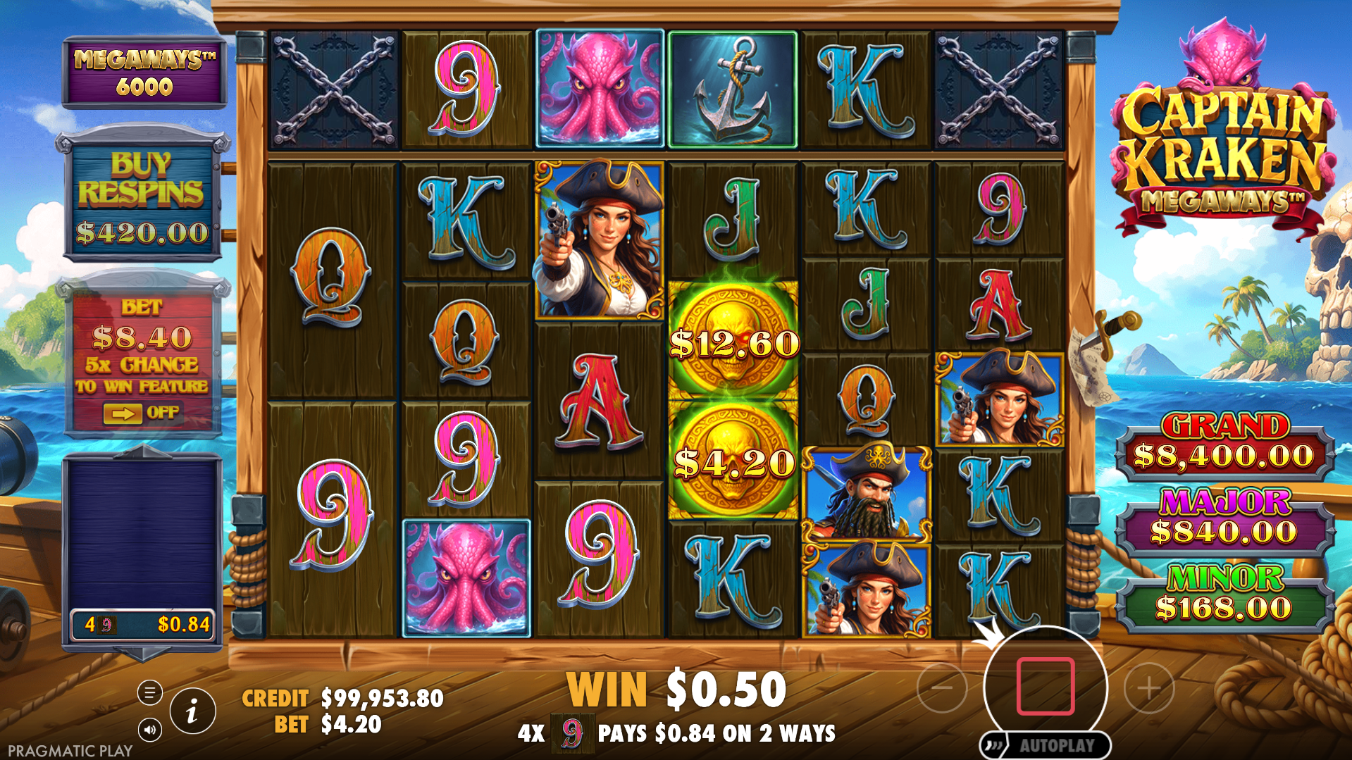 Captain Kraken Megaways Offers Players up to 200,704 Ways to Win