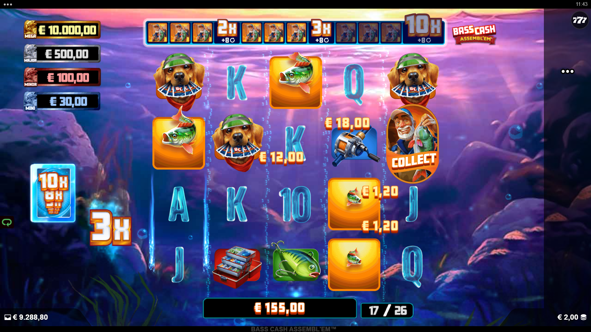 Collect Fisherman Symbols for Enhanced Prize Multipliers and Additional Spins