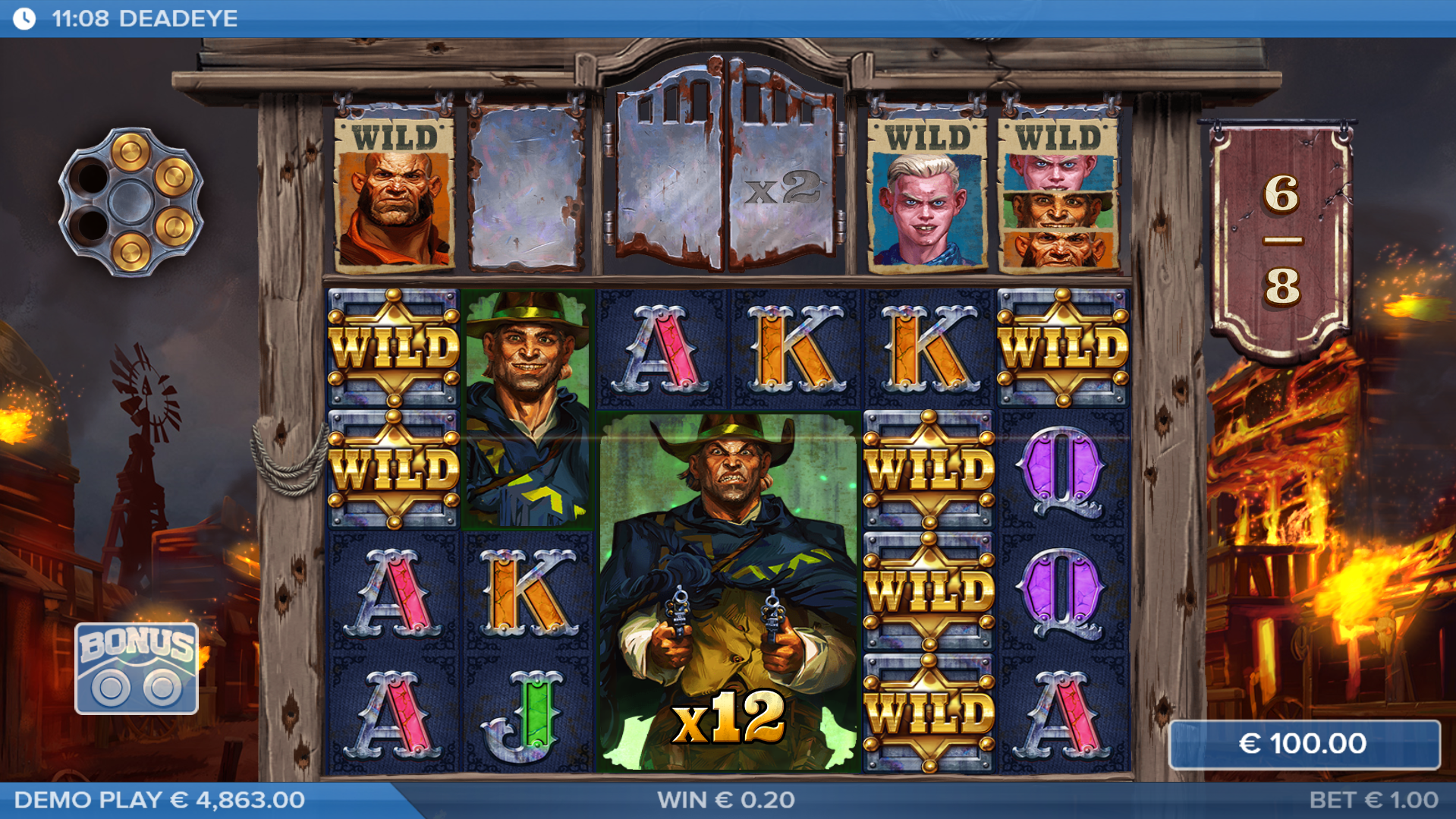 All Plates Become Persistent During the Bonus Game, Enhancing Wild and Multiplier Potential