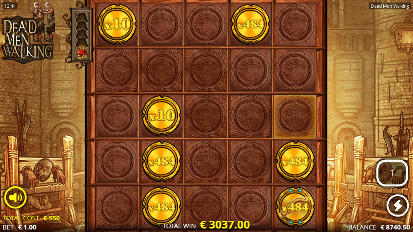 Trigger Reaper's Gold and see Feature Coins Activate as Soon as They Land