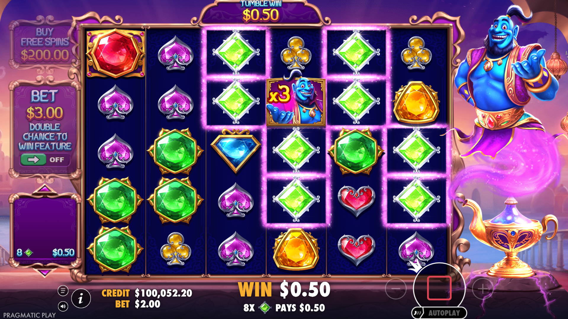 Land Multiplier Symbols up to 100x During a Winning Spin for Bigger Returns