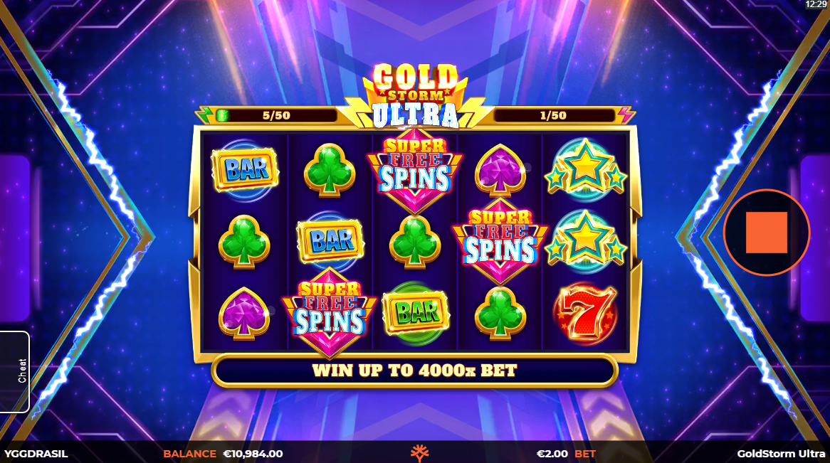 Collect Green and Pink Gem Scatters to Trigger One of Two Free Spins Bonus Rounds