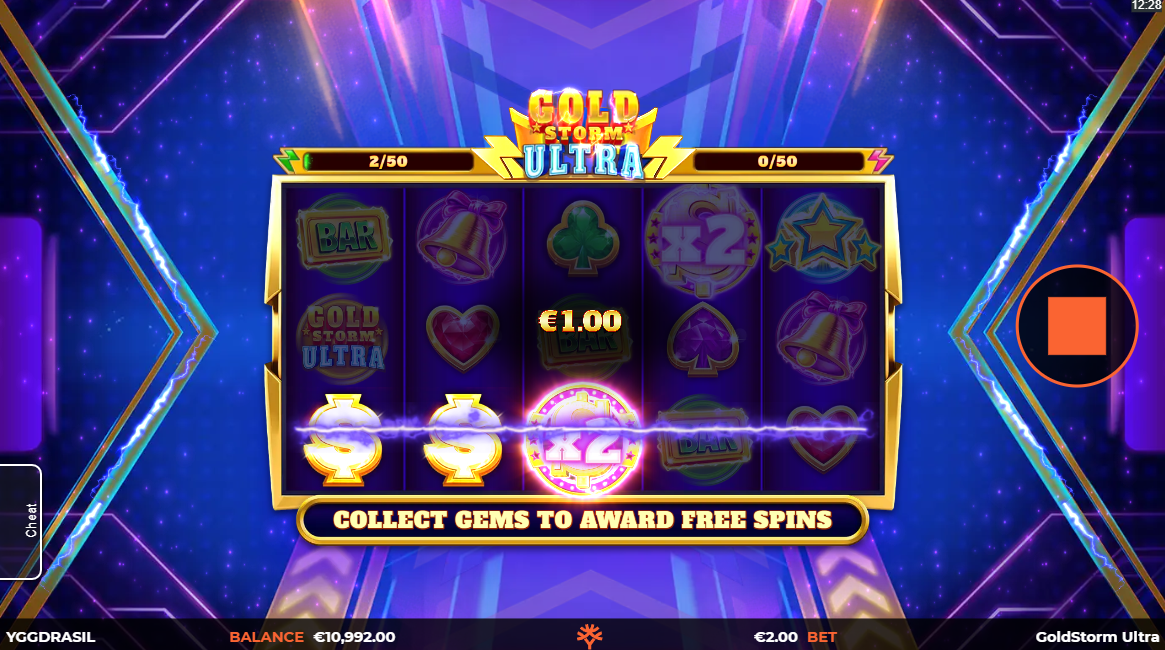 GoldStorm Ultra Offers Players 20 Fixed Paylines