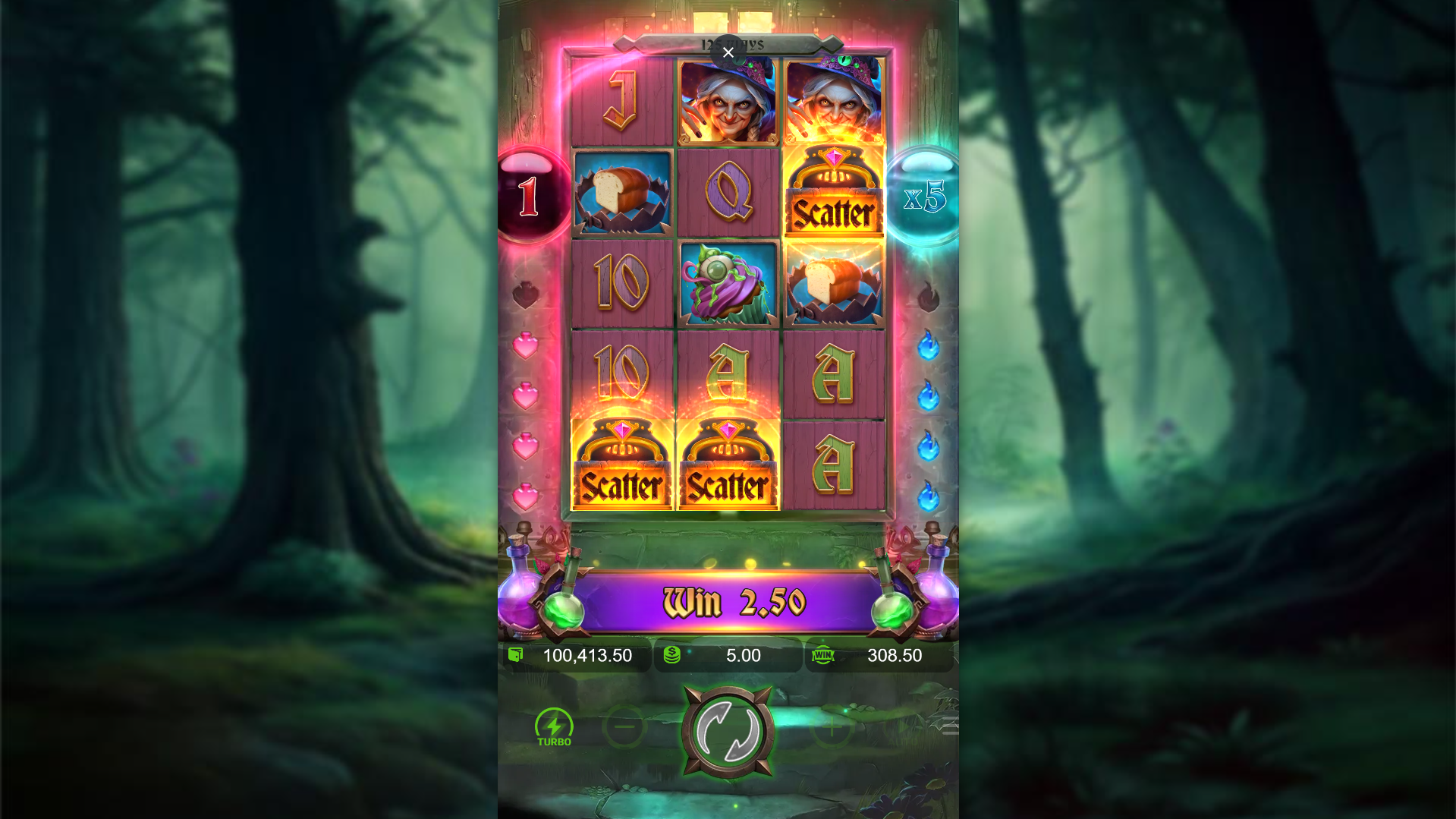 Land 3 or More Scatters to Trigger the Free Spins Bonus Rounds