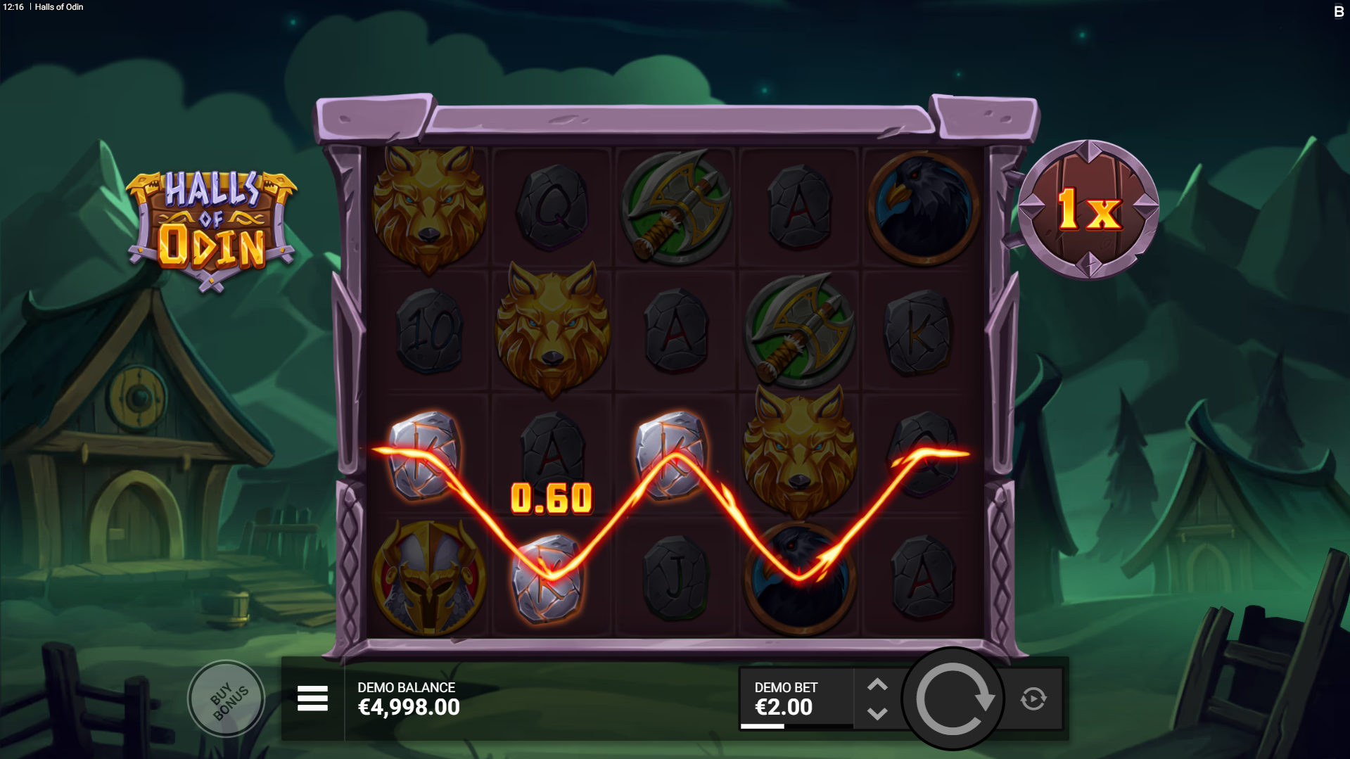 Halls of Odin Offers Players 14 Fixed Paylines