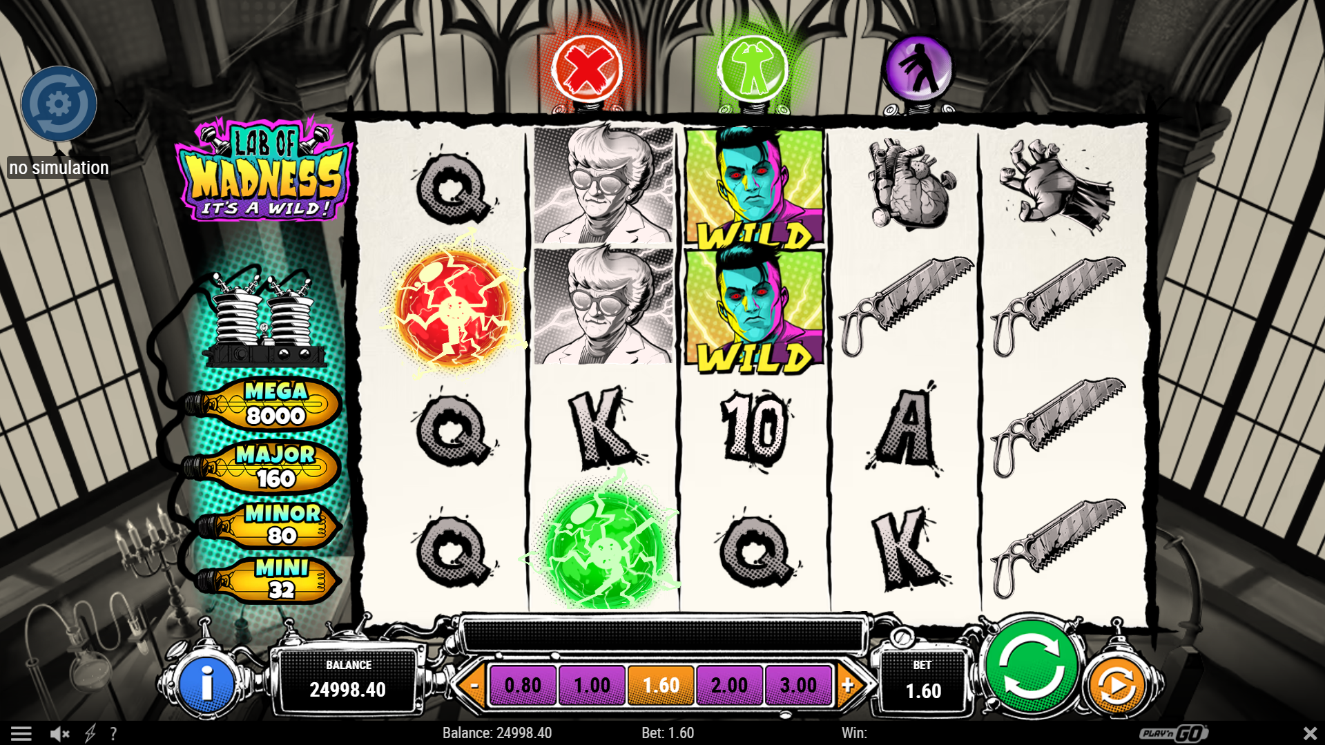 Land Orb Symbols to Charge the Light Bulbs and Trigger up to 3 Bonus Features at Once