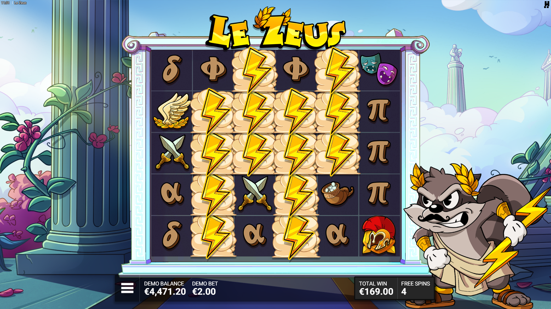 Trigger Bolt & Run Free Spins for Sticky Mystery Symbols Throughout the Round