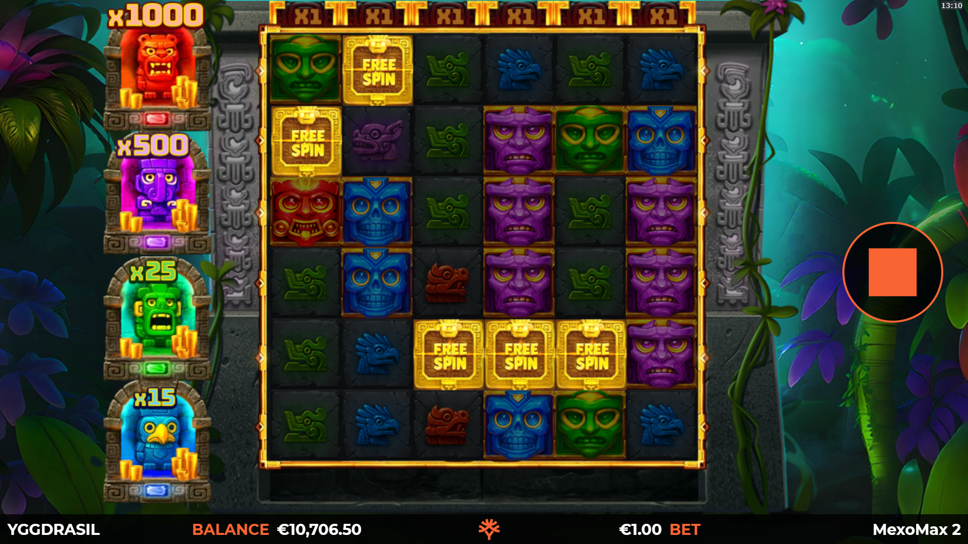 Land 3 or More Scatters to Trigger the Free Spins Bonus Round