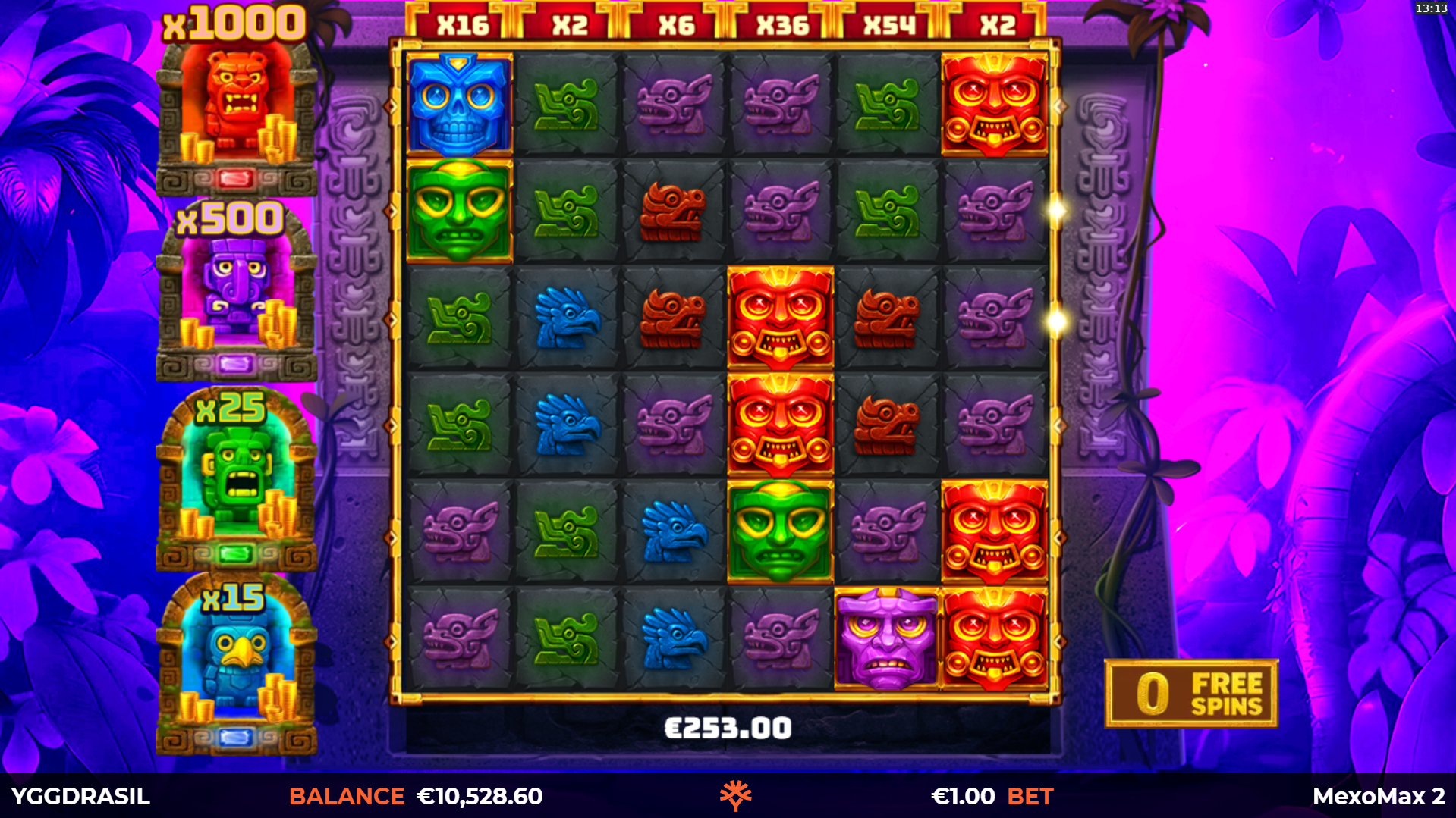 MexoMax 2 Free Spins Bonus Play