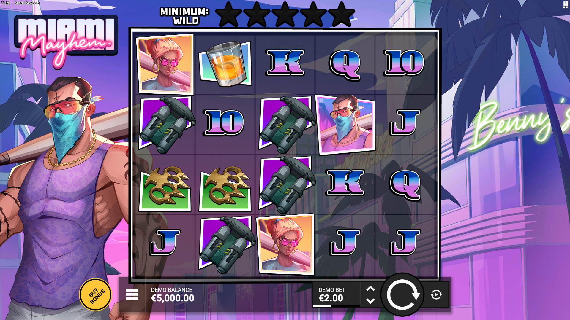 Miami Mayhem Base Game Play