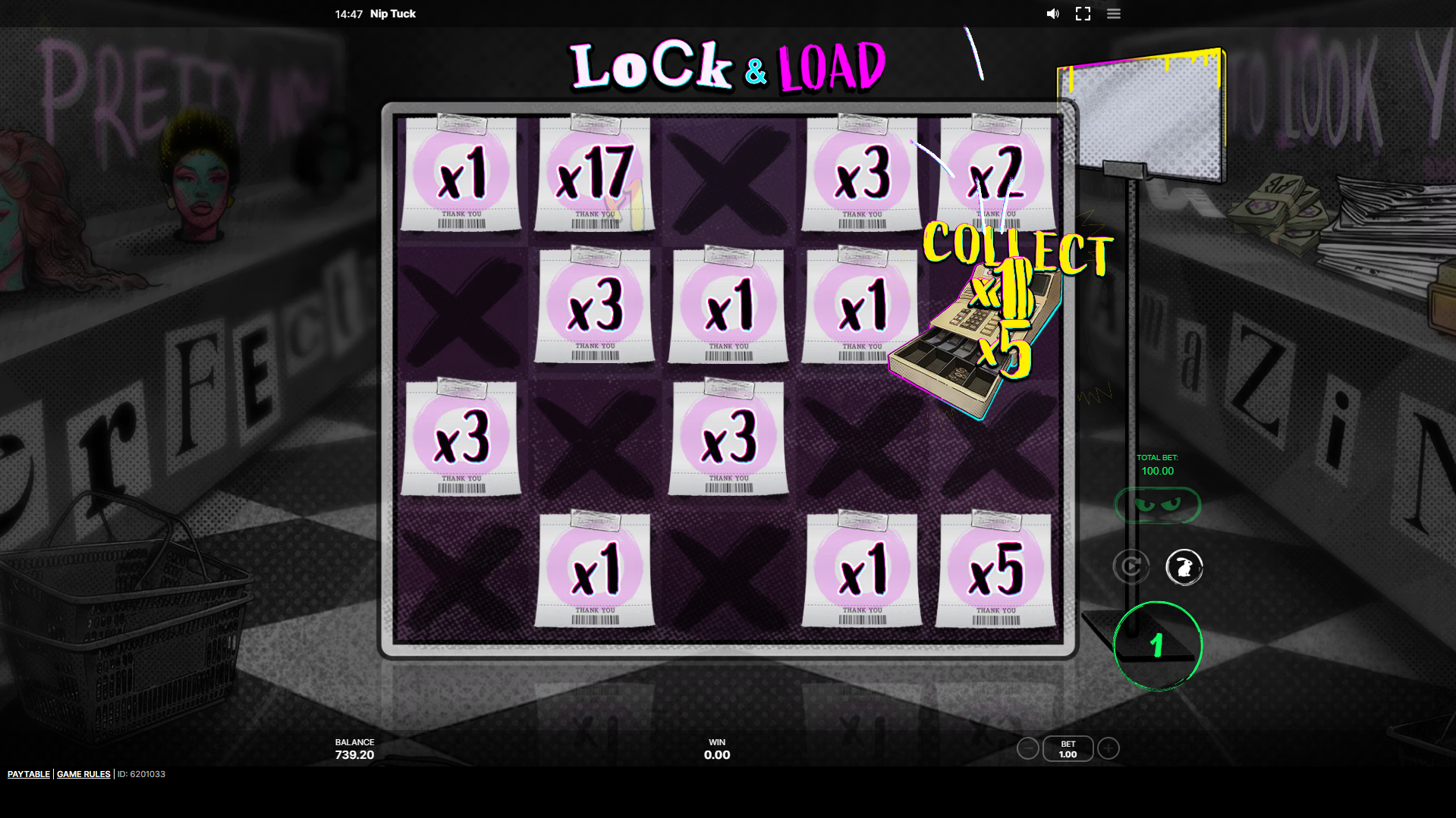 Opt for Lock & Load for Receipt Collections and Modifier Symbols