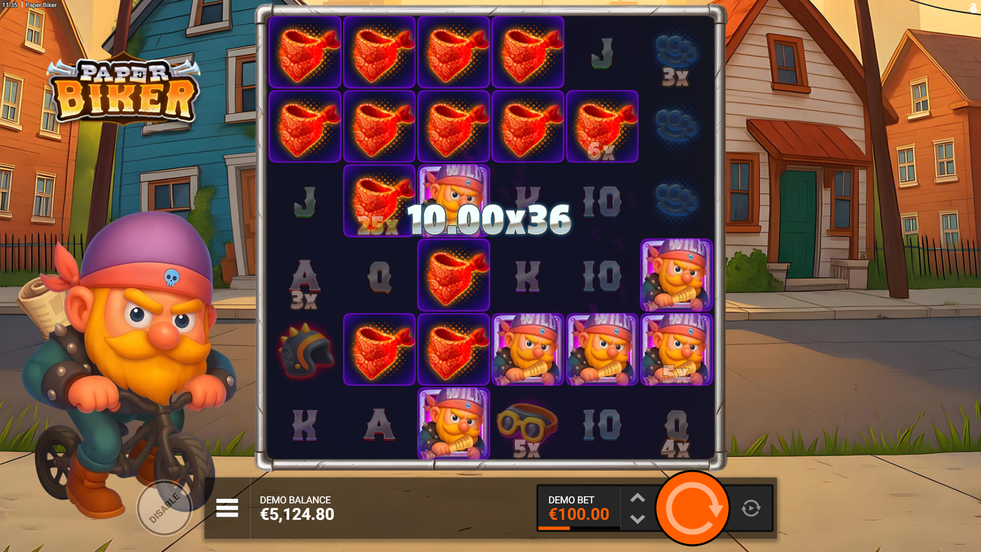 Paper Roll Symbols Also Activate Wild and Helmet Symbols, When Hit, for Greater Win Potential