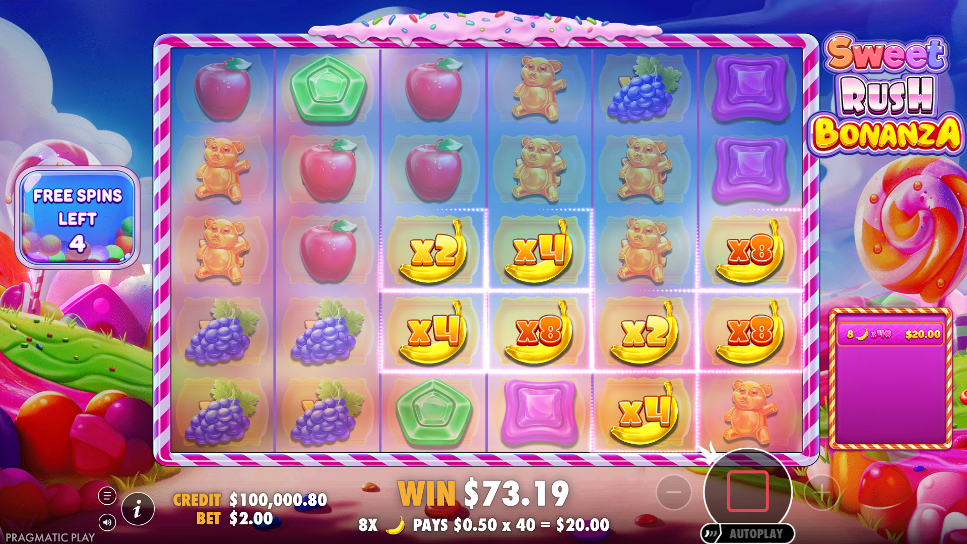 Trigger Free Spins for Persistent Marked Spins and Multipliers Throughout the Round
