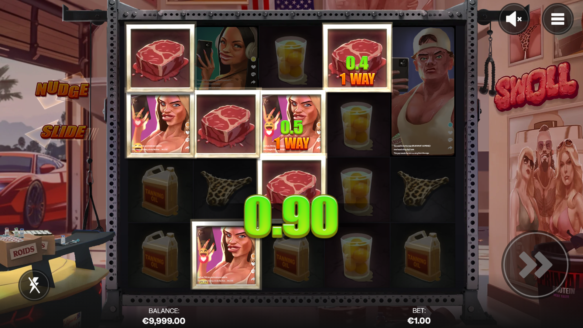 Swoll Offers Players 1,024 Ways to Win