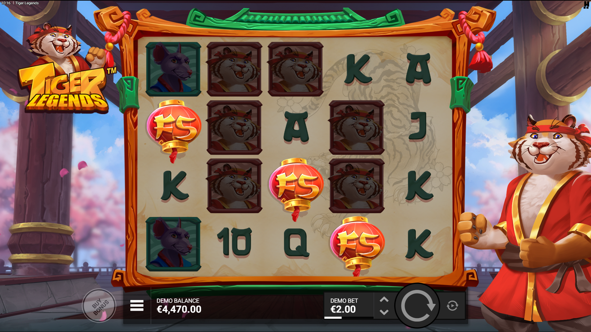 Land 3 or 4 Scatter Symbols to Trigger the Free Spins Bonus Rounds
