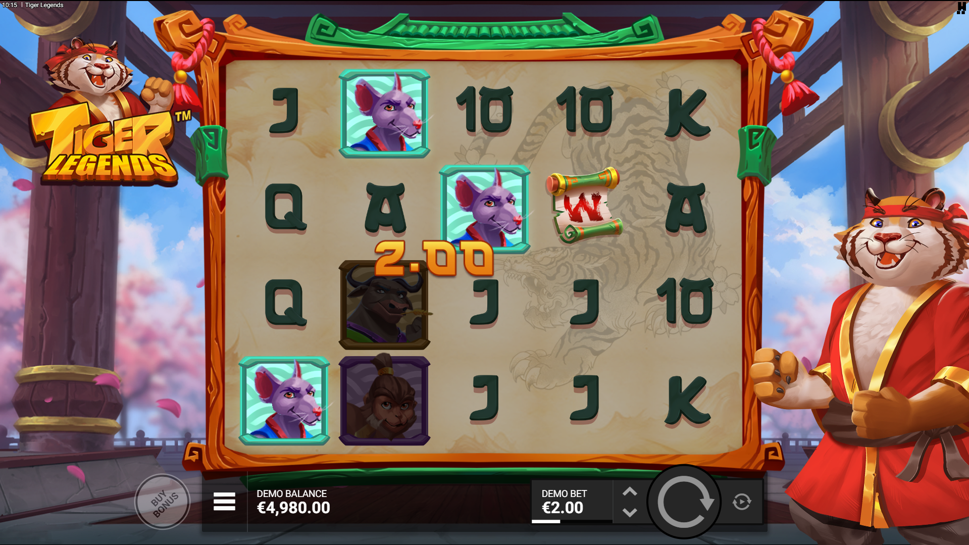 Tiger Legends Offers Players 1,024 Ways to Win