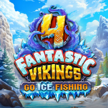 4 Fantastic Vikings Go Ice Fishing Logo