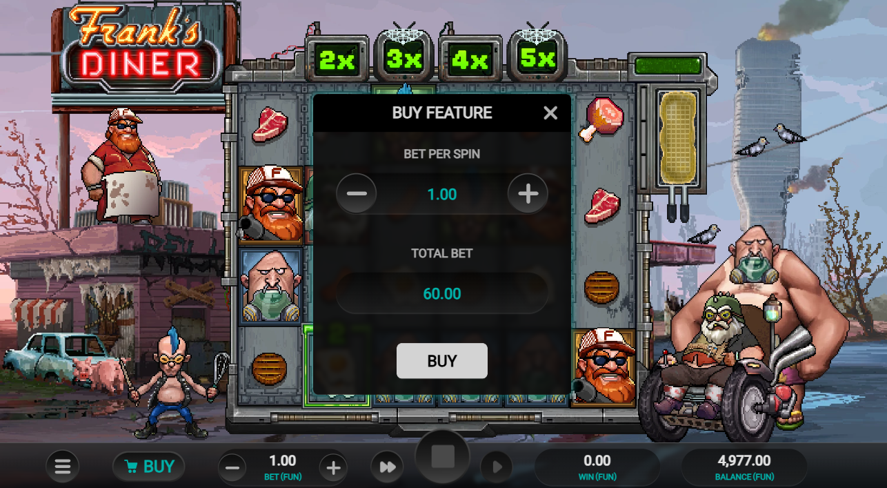 Frank's Diner Bonus Buy Options