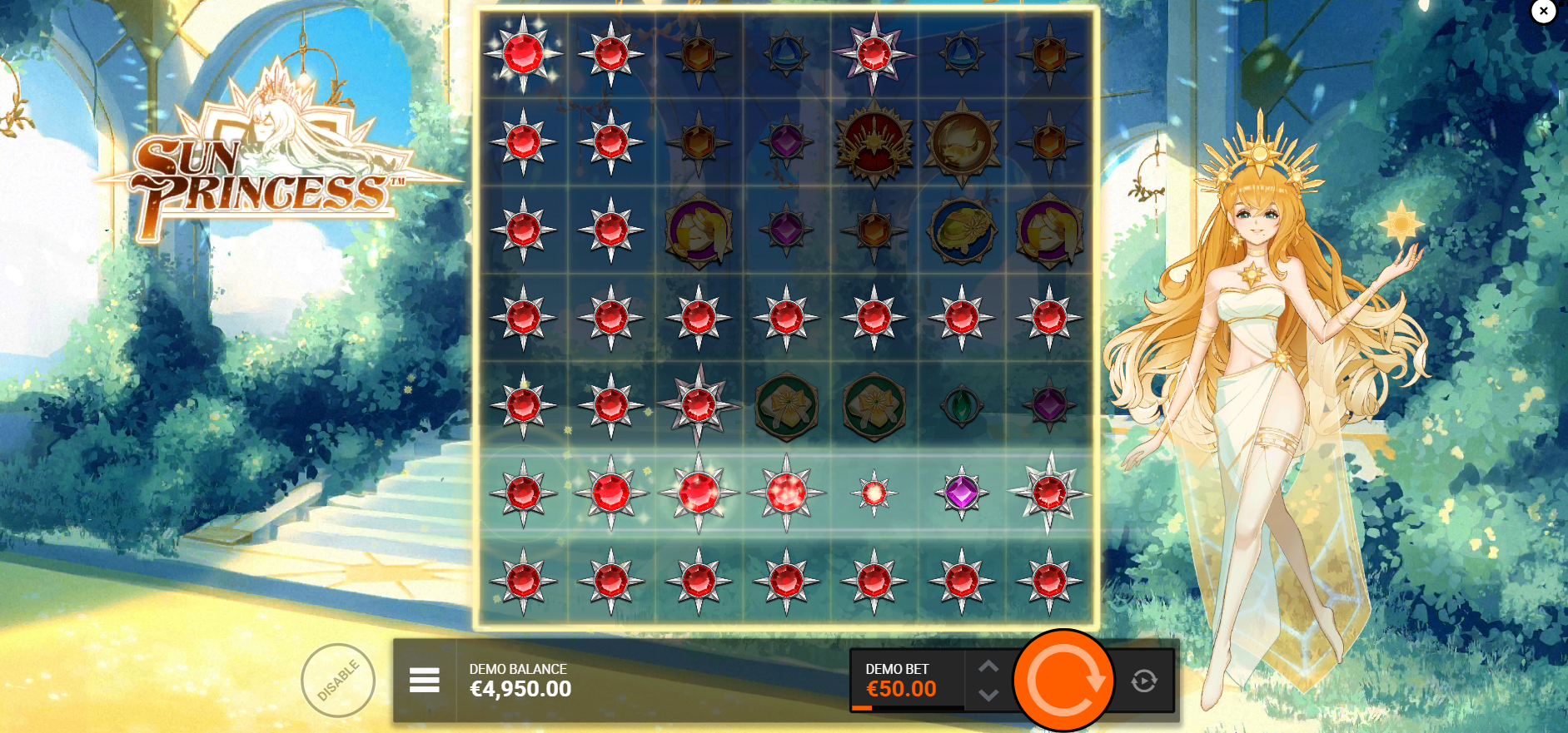 Sun Ray Frames Spread Towards the Edge of the Grid When They Appear in View