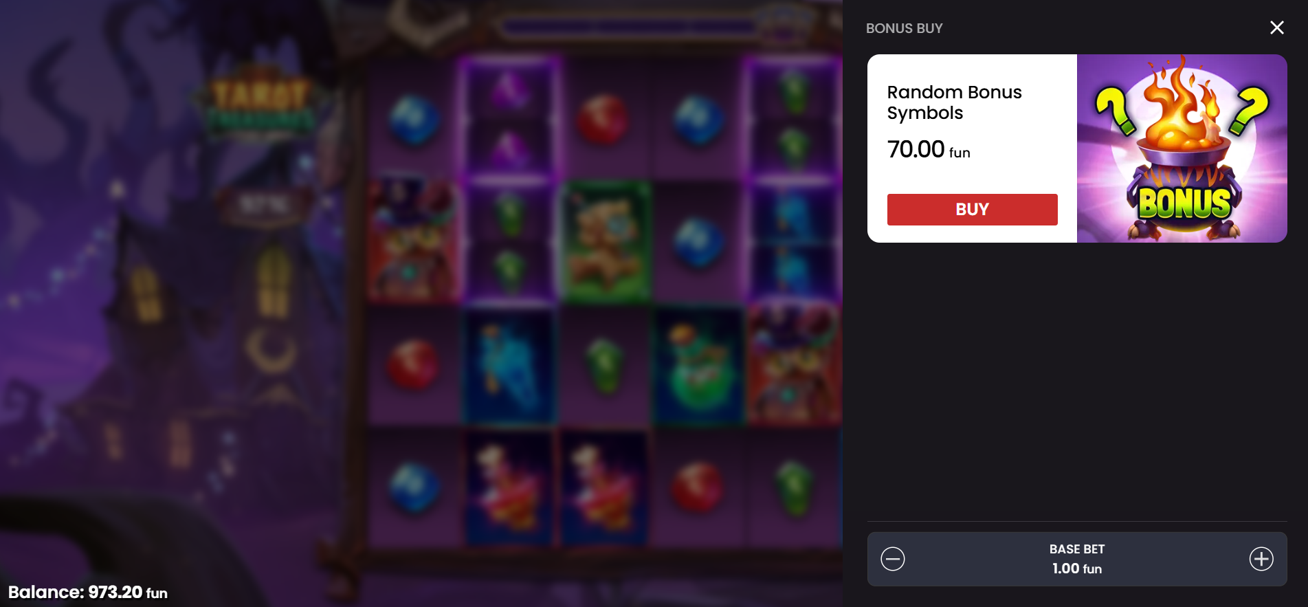 Tarot Treasures Feature Buy Options