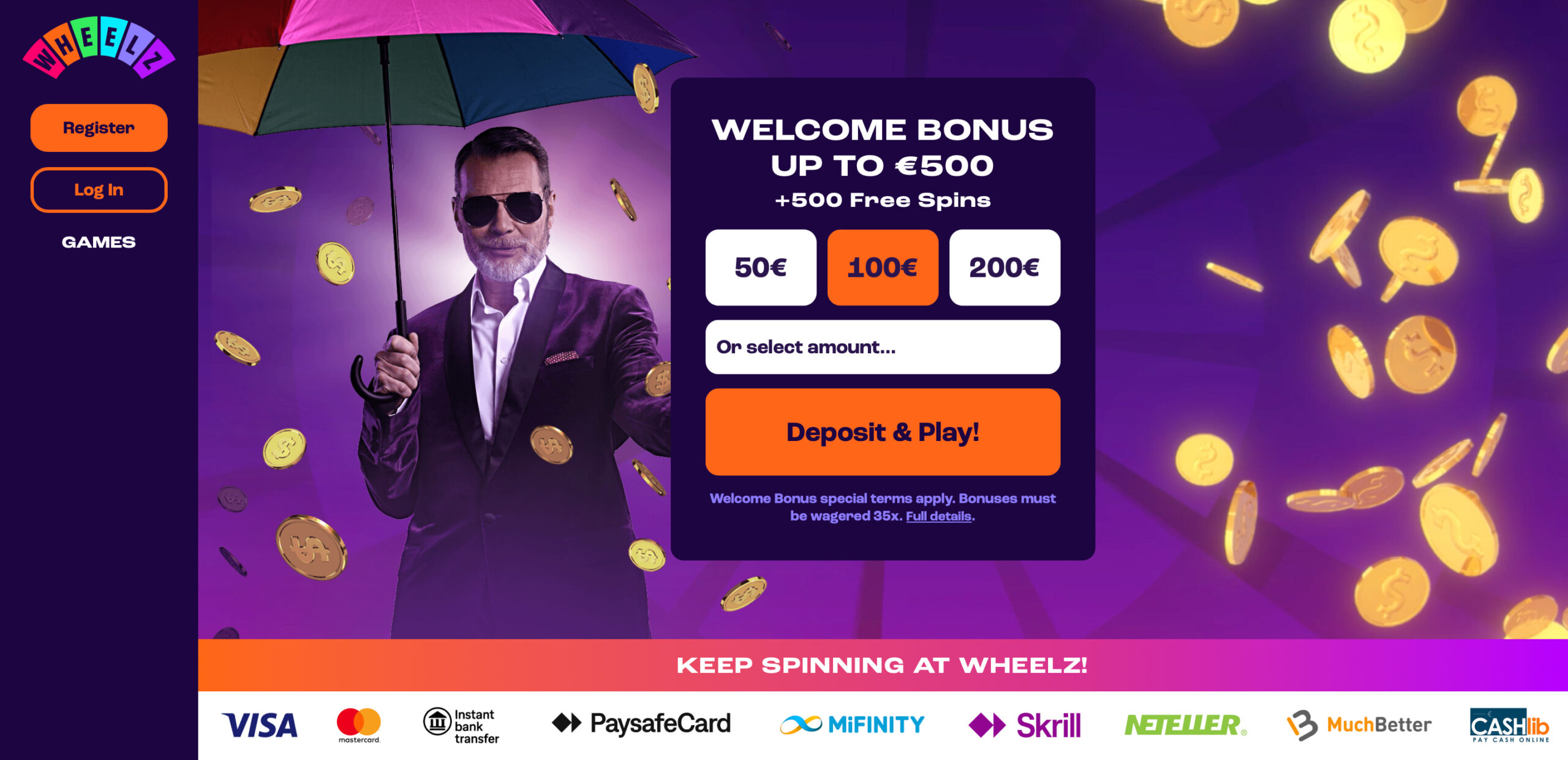 Wheelz Welcome Bonus