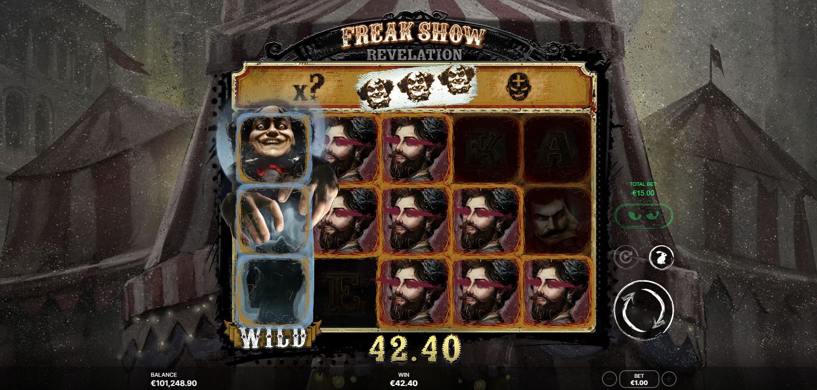 When a Host Symbol Appears in View, it Trigges 1 of 3 Features