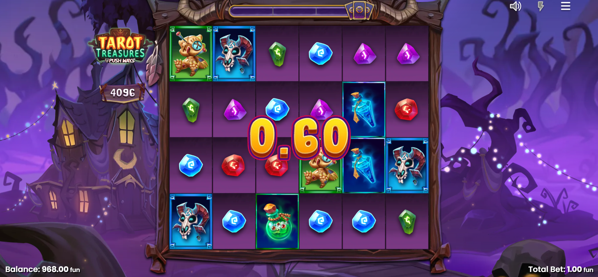 Wins are Determined When 2 or More Identical Symbols Land on Adjacent Reels