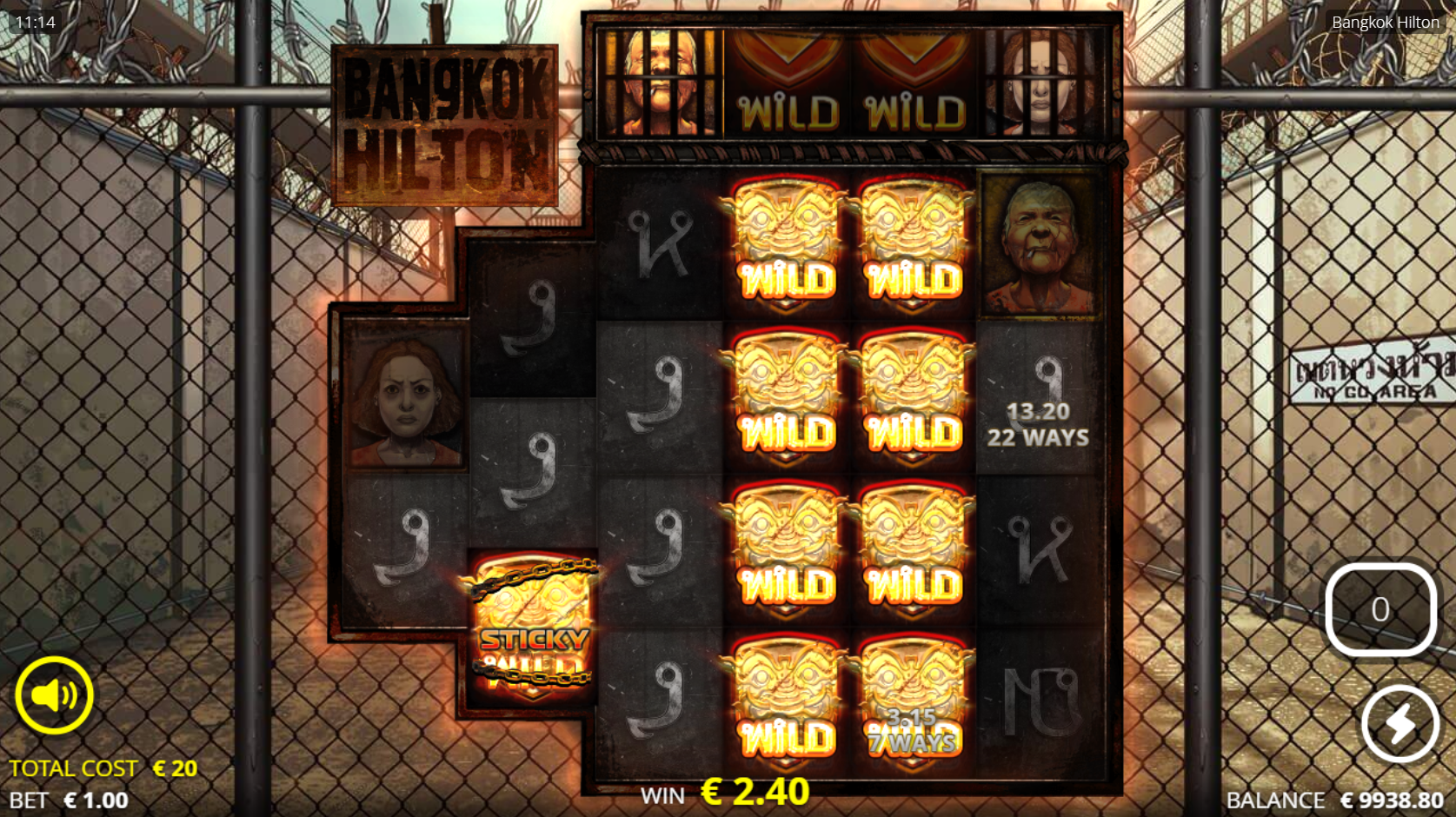 Unlock 2 Enhancer Cells to Trigger a Respin, with all Sticky Wilds Remaining in Place