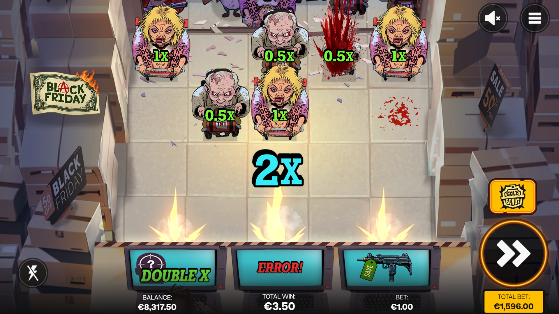 Land Modifiers and Weapons During the Free Spins Bonus to Shoot Down Incoming Customers for Instant Prize Rewards