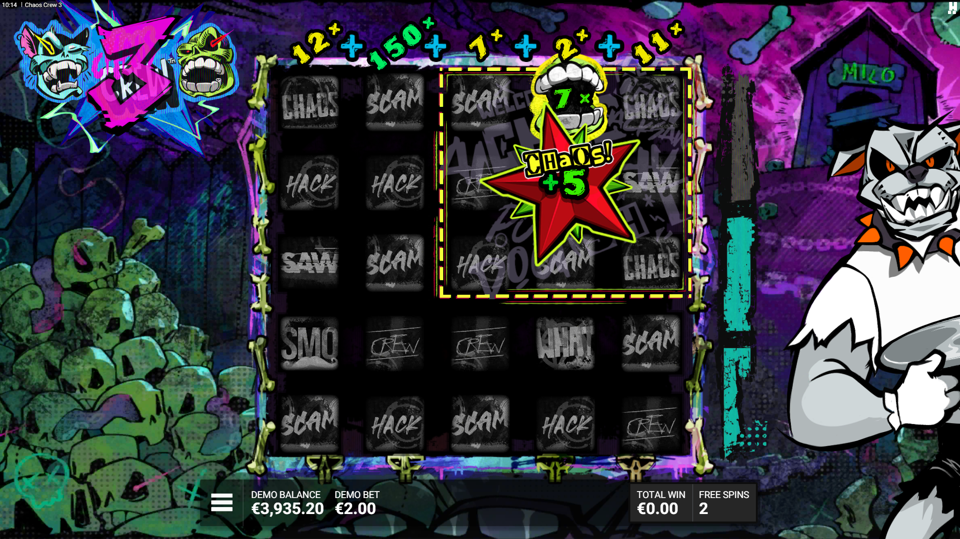Chaos Crew 3 Free Spins Play